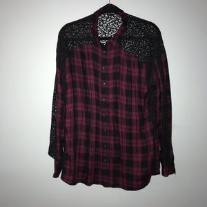 Express Tops - EXPRESS plaid top Express Tops - EXPRESS plaid top